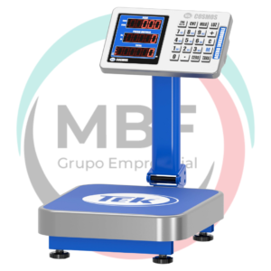 BÁSCULA TEK ABATIBLE BANDEJA EN ACERO INOXIDABLE 102 60KG 30X34CM