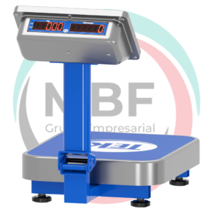 BÁSCULA TEK ABATIBLE BANDEJA EN ACERO INOXIDABLE 102 60KG 30X34CM