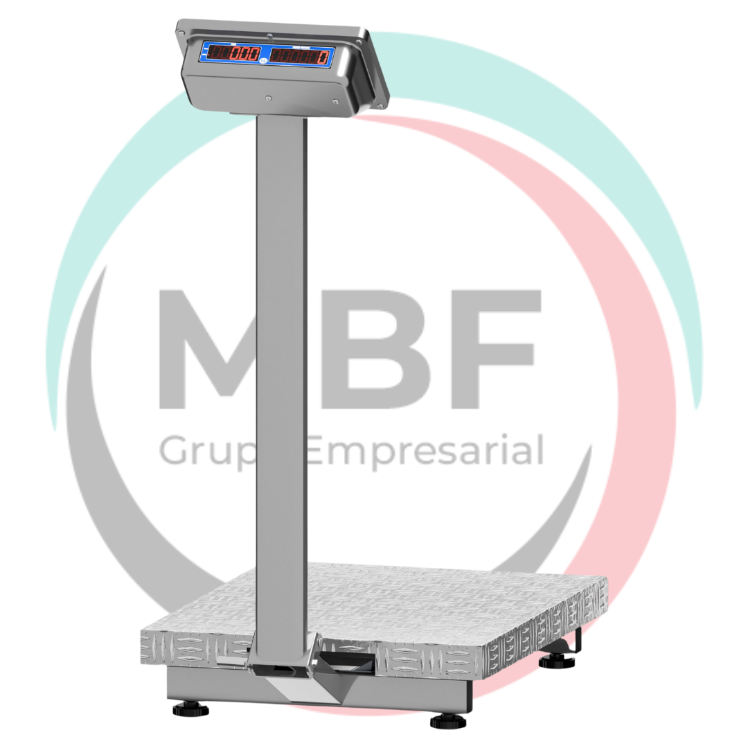 BÁSCULA TEK ABATIBLE FULL ACERO INOXIDABLE 702 300KG 42X52CM - Imagen 2