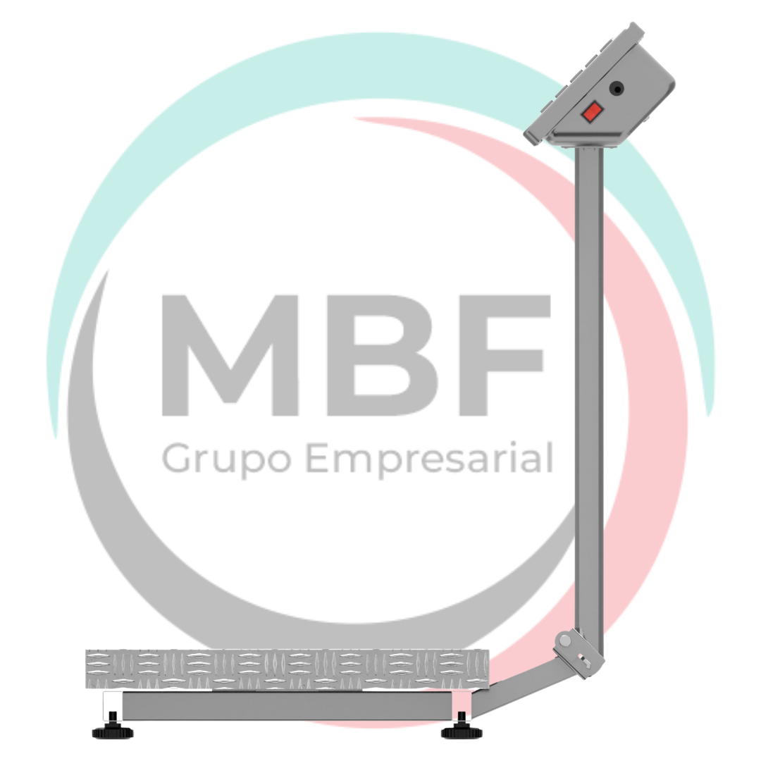BÁSCULA TEK ABATIBLE FULL ACERO INOXIDABLE 701 200KG 32X42CM - Imagen 3