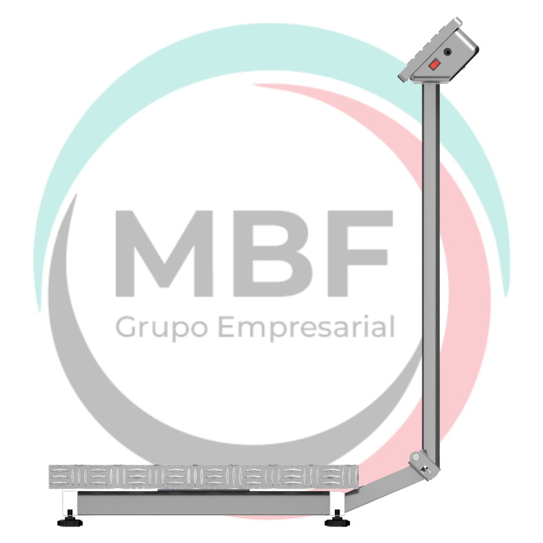 BÁSCULA TEK ABATIBLE FULL ACERO INOXIDABLE 702 300KG 42X52CM - Imagen 3